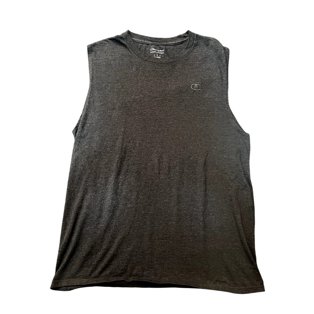 Champion Men's Sleeveless Athletic Tank Top Gray Size Large
